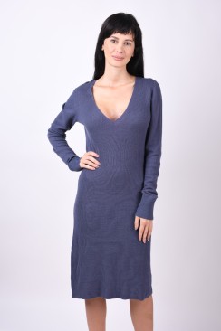 Rochie Jjxx Jxjoana V-Neck Knit Night Shadow Blue